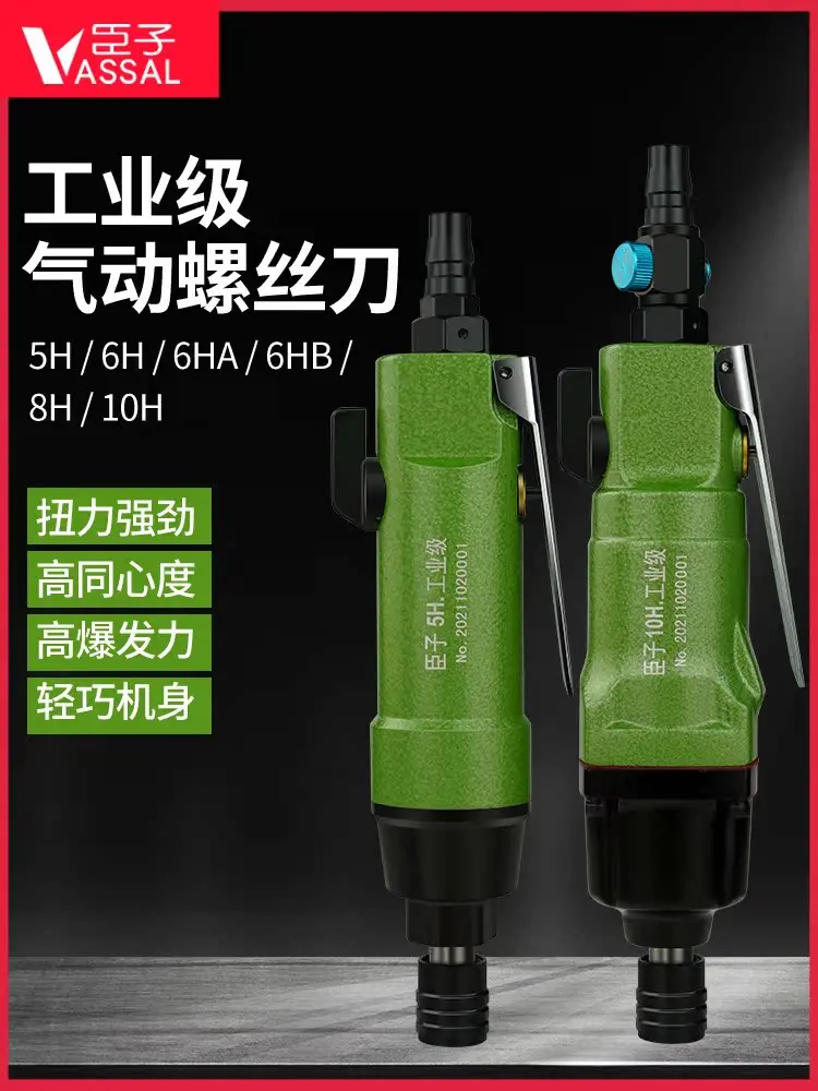 Chenzi pneumatic screwdriver wind batch 5H8H10H industrial-grade woodworking high-power screwdriver taper pneumatic tool