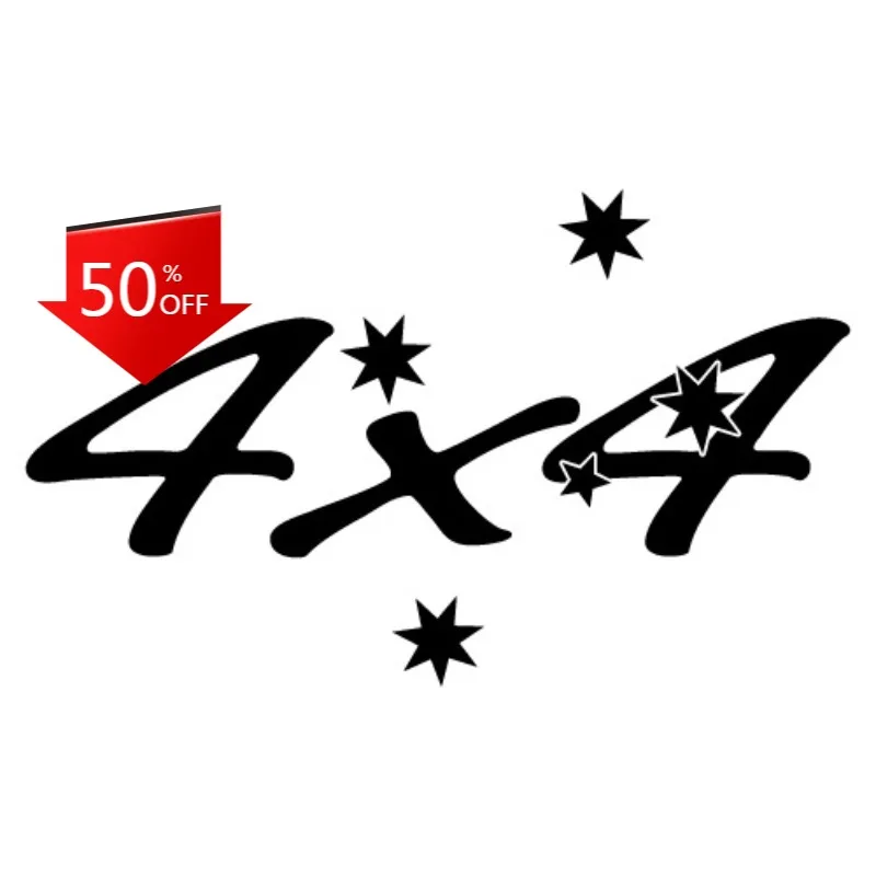 

4X4 SOUTHERN CROSS CAR UTE STICKER Decal 4x4 4WD Reflective Scratch-proof Decals Waterproof Accessories
