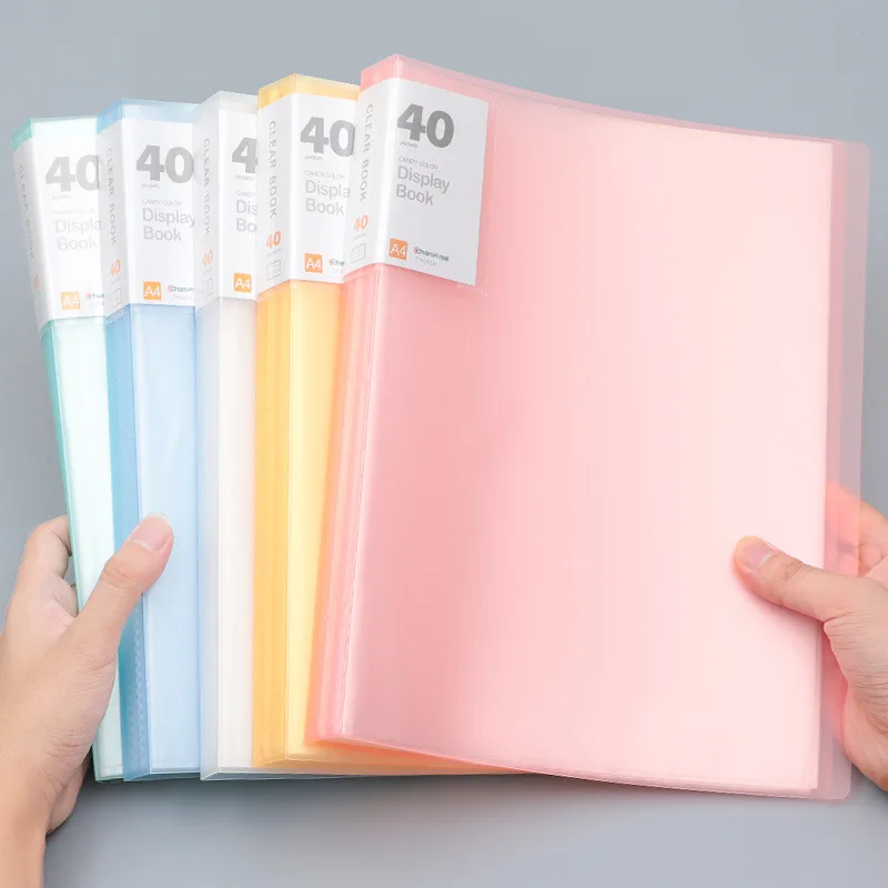 A4 Display Book Presentation Folder 40 Pages Document Organizer Stationery Gift