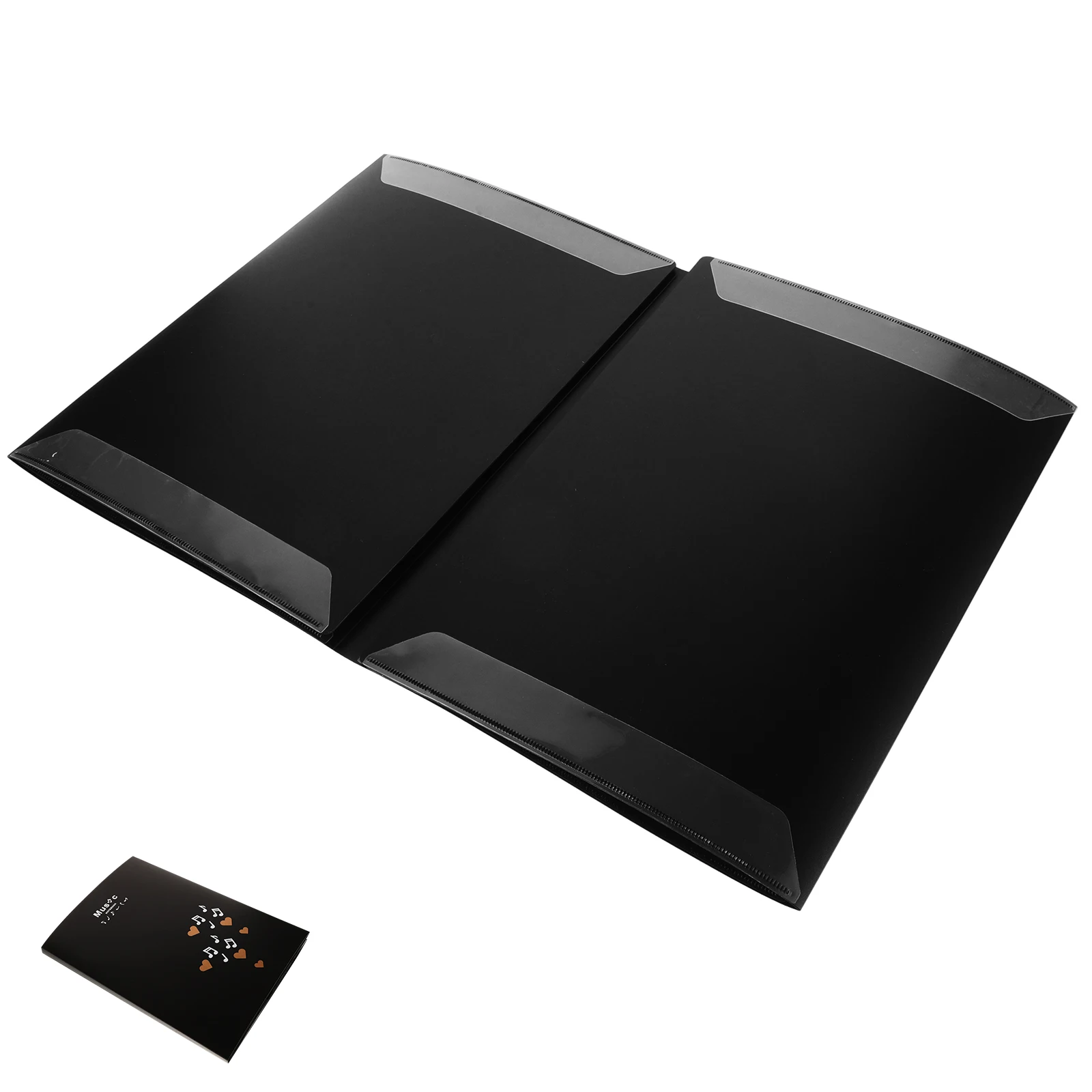 

Black A4 6 Pages 4 2 Customizable Piano Sheet Durable Plastic Document ganizer For Important Papers Files