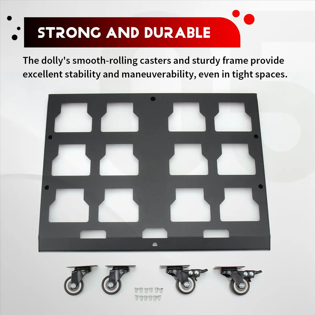 

Тележка для инструментов ABKM Heavy Duty с большими колесами и тормозными системами для ящиков для инструментов MilWaukee Packout