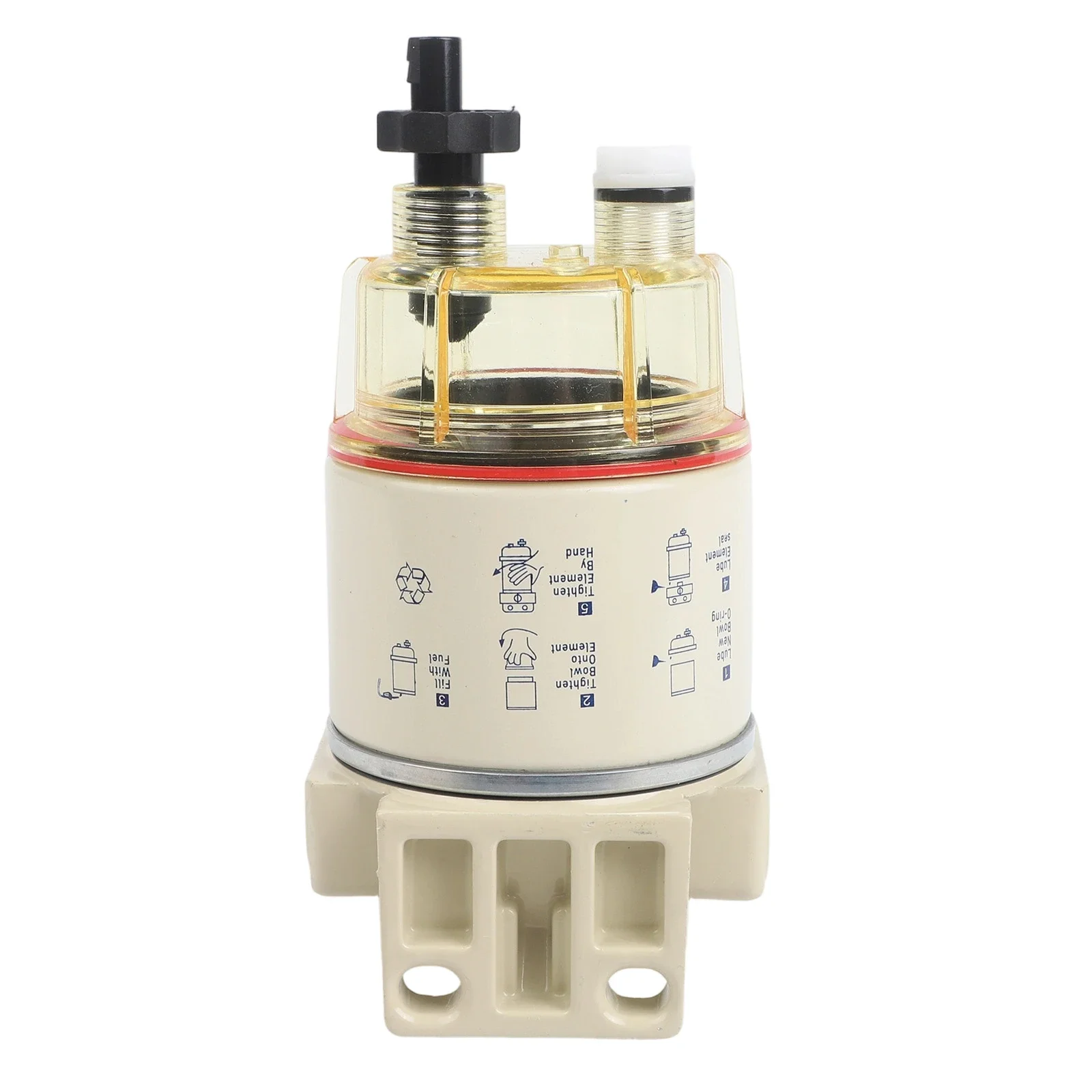 R12T FS19802 Aluminum Copper Fuel Water Separator Spin-on Filter for Racor-Compatible Marine and Industrial Diesel Applications