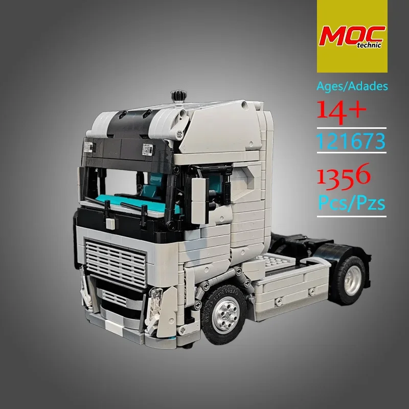 New Design MOC Flatbed Trailer & Container Technic Model - Trendy Educational Toy Top Choice Gift for Casual Building Games
