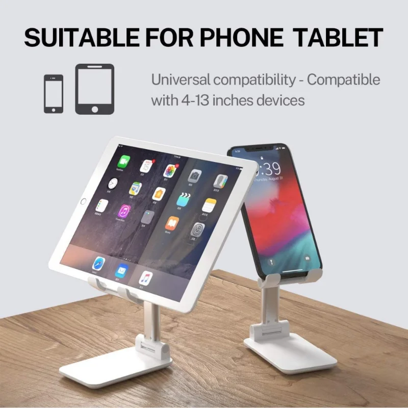 Soporte de escritorio para teléfono móvil, soporte ajustable para IPhone, IPad, Xiaomi, tableta de escritorio, soporte Universal para teléfono móvil