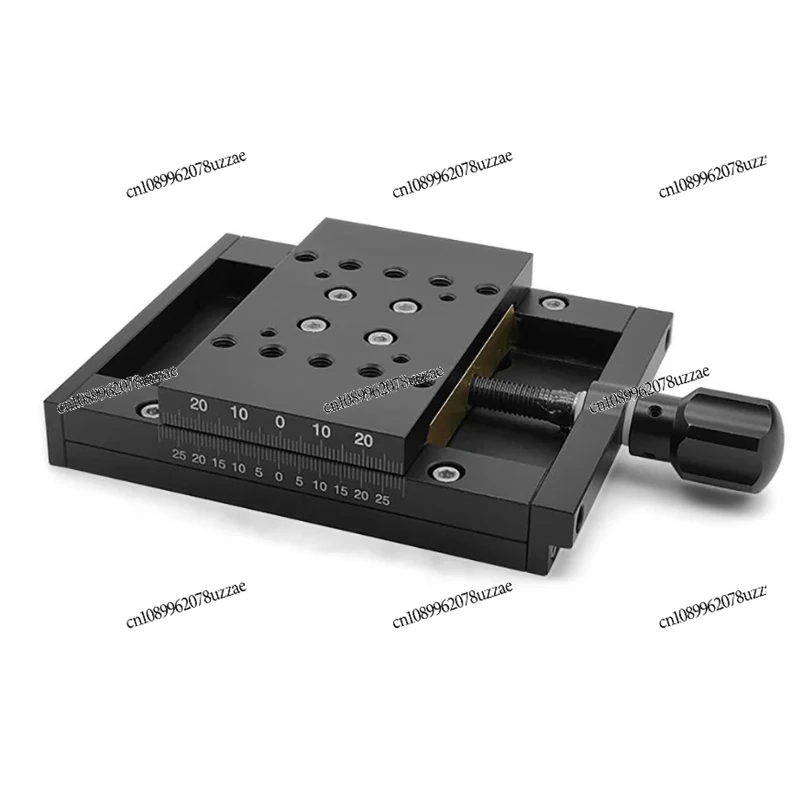 

100MM Width Manual Precision Dovetail Type Sliding Stage, High Precision Translation Worktable, X-Axis Manual Slide Table