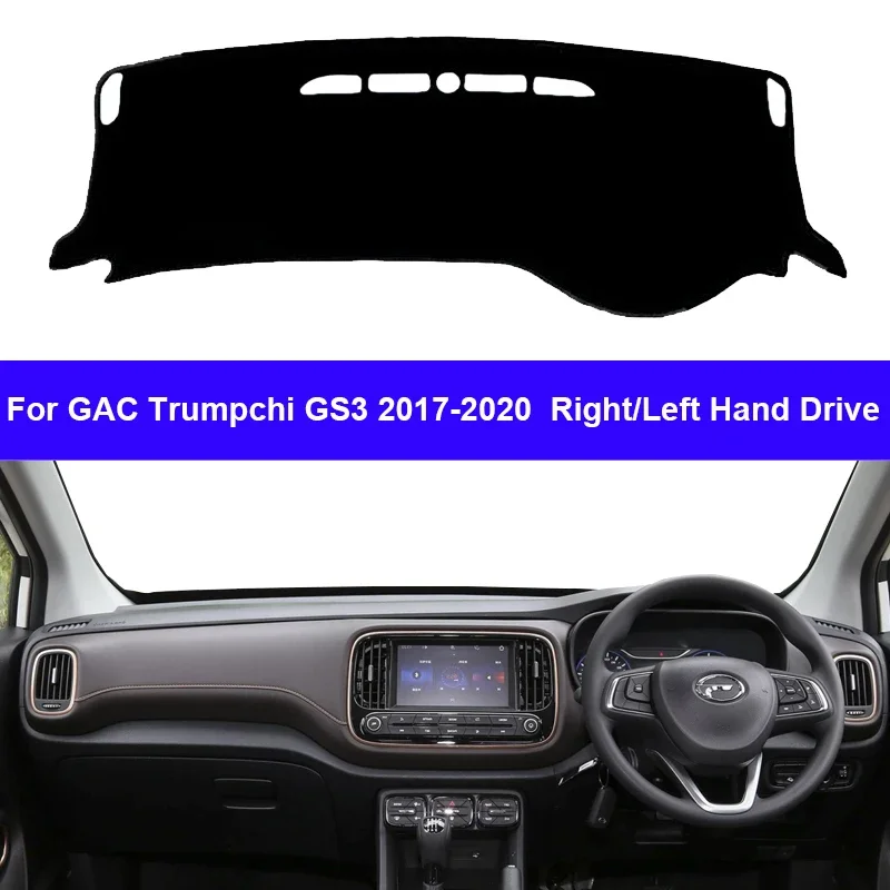 

Car Auto Inner Dashboard Cover For GAC Trumpchi GS3 2017 - 2020 Dash Mat Carpet Cape Sun Shade Pad Anti-UV 2019 2018