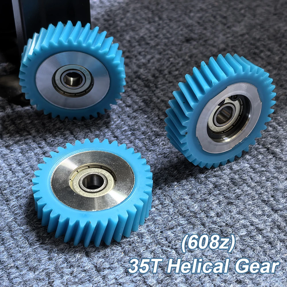35Teeth 47.5x12.5mm Oblique Planetary Gears With 8mm Bearings For Electric Bike 500W/750W Hub Motor Helical Gears