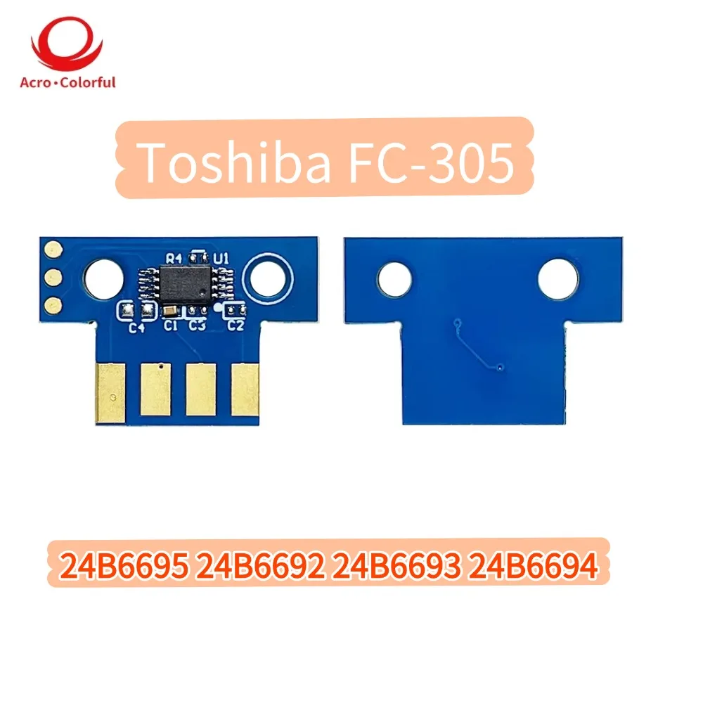 

24B6695 24B6692 24B6693 24B6694 Compatible Toner Chip for Toshiba FC-305 Laser Printer Cartridge Reset Chip