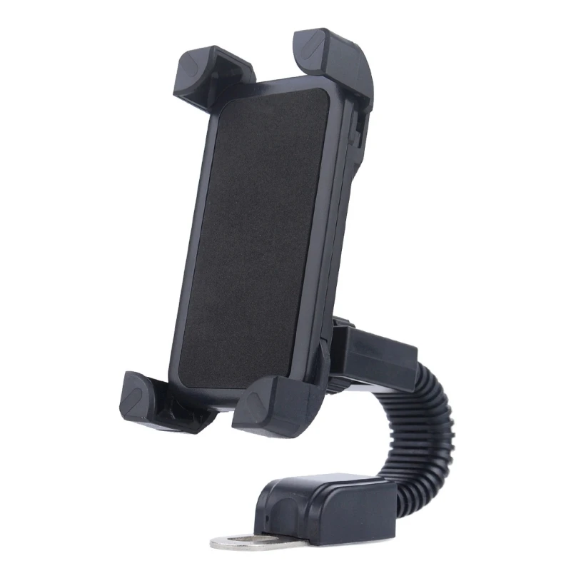 Secure Phones Mount Convenient Phone Stand Convenient Phone Stand 4 Paw Phone Clamps Simple Installation for Motorcycles