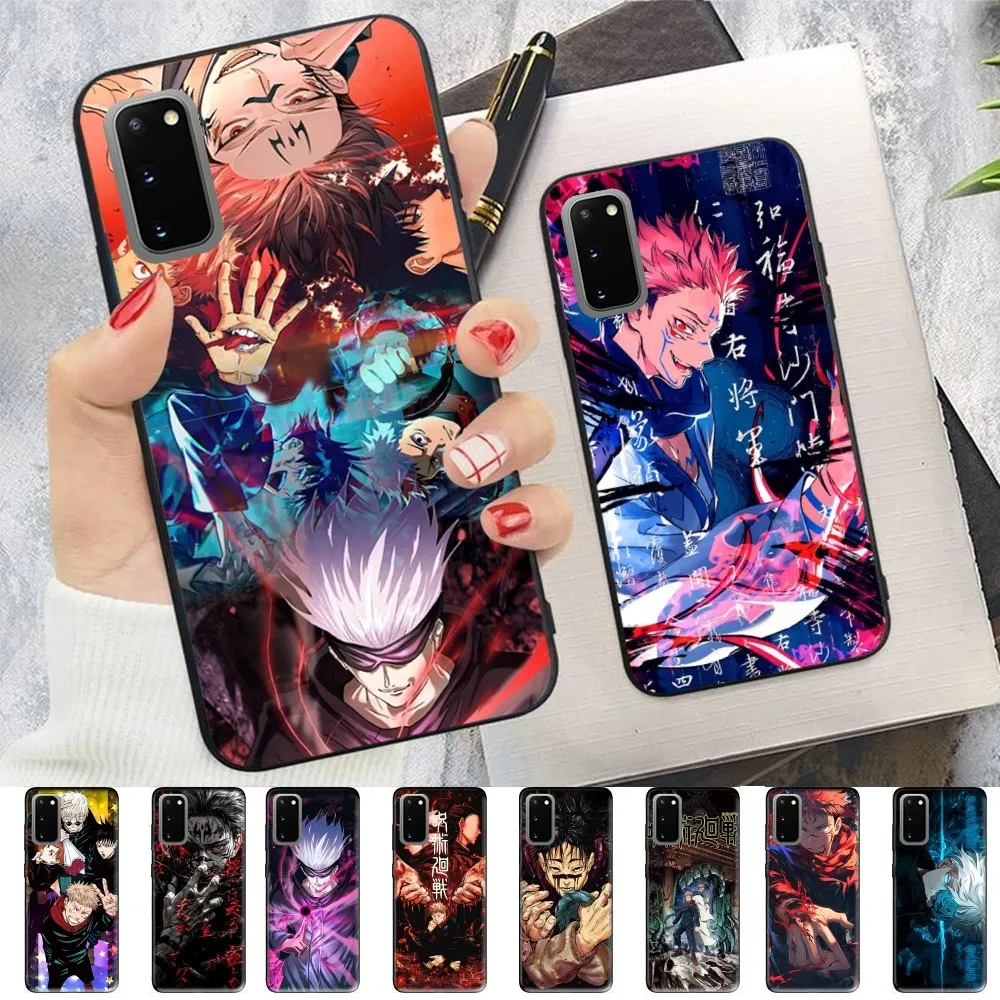 Anime Gojo Satoru Jujutsu Kaisen Phone Case For Samsung S 9 10 20 21 22 23 30 23 24 Plus Lite Ultra FE S10lite Fundas