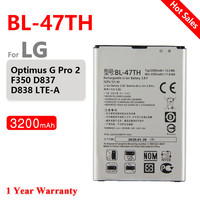 100% Original BL-47TH Battery For LG Optimus G Pro 2 F350 F350K F350S F350L D837 D838 F240K E980 E988 E940 F310 D684 E977 E985
