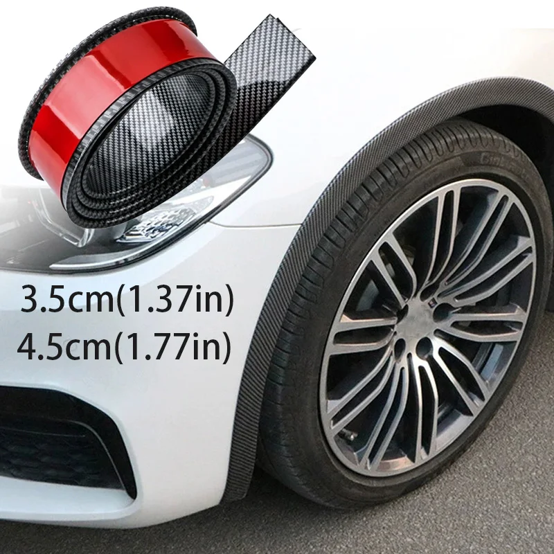 1.5 Meters Car Fender Flares Arches Wing Expander Arch Eyebrow Mudguard Lip Body Kit Protector Cover Mud Guard Accessories