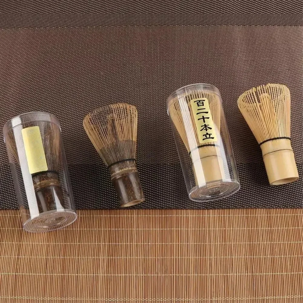Ceremonia japonesa de bambú Matcha, práctico batidor de polvo, café, té verde, herramienta Chasen, molinillo, cepillos, accesorios de té