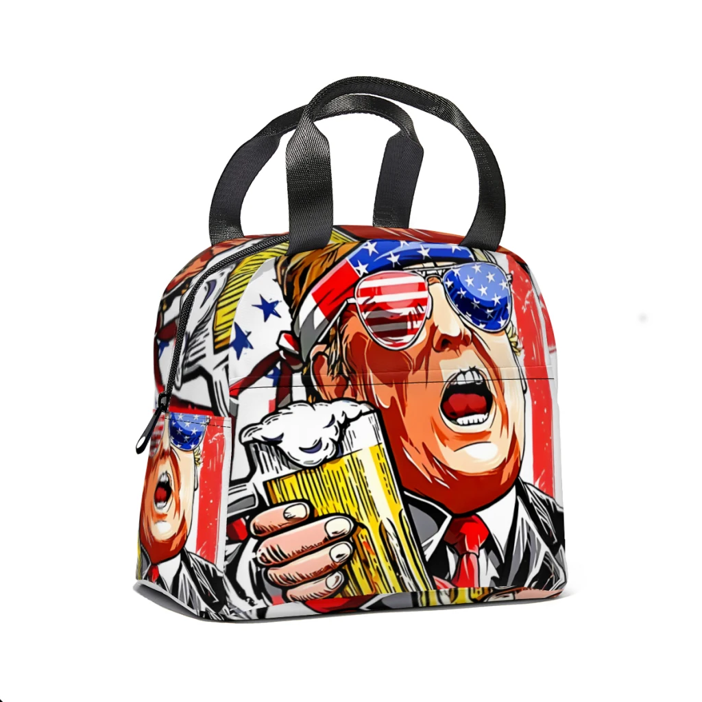 Donald Trump Yep Still Your President T-Shirt  Trump Lunch Box Women Multifunction Cooler Thermal Food Insulated Lunch Bag