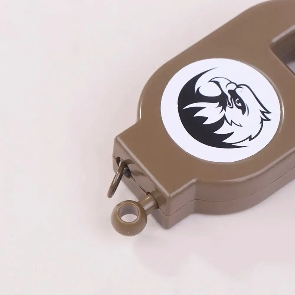 Durable Steel Wire Hunting Keychain Rebound PE Wire Quick Setting Trap Clip Retractable Easy Pull Buckle Outdoor Hunting Tool