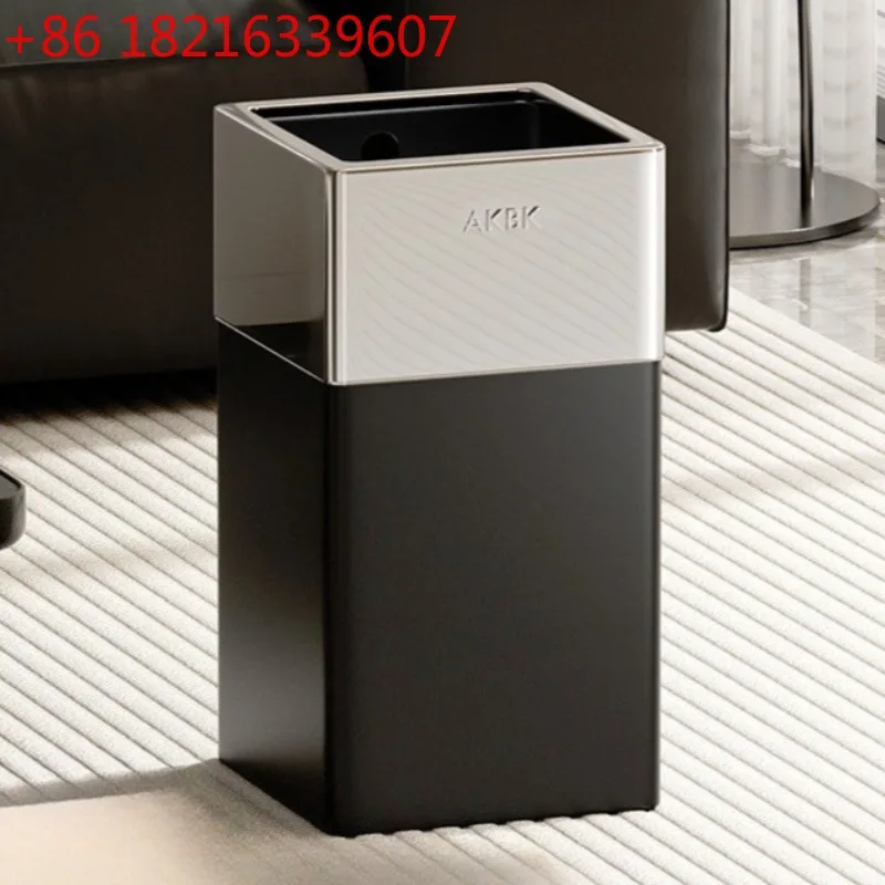 

YAOKitchen Bathroom Garbage Can Bedroom Living Room Trash Can Household Luxury Litter Bins Large Trash Bin Waste Toilet Cleaning