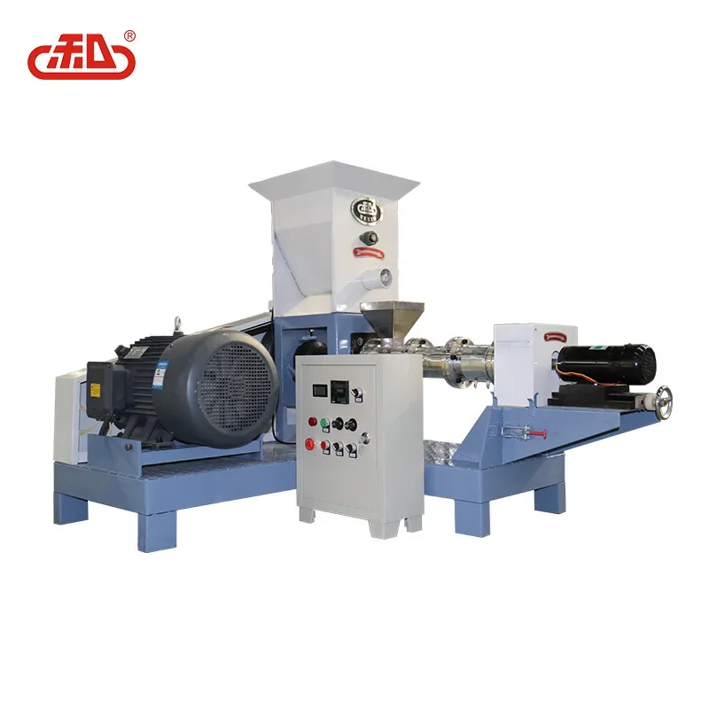 100-1000kg/h floating fish feed pellet making machine animal fish feed extruder machine