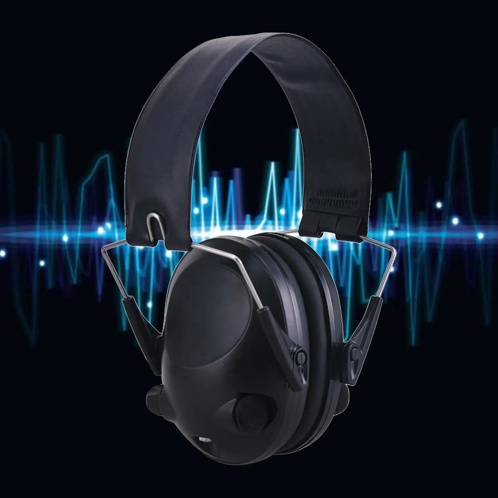 Foldable Headset Noise Reduction Battery Operated Sound Pick Up for
