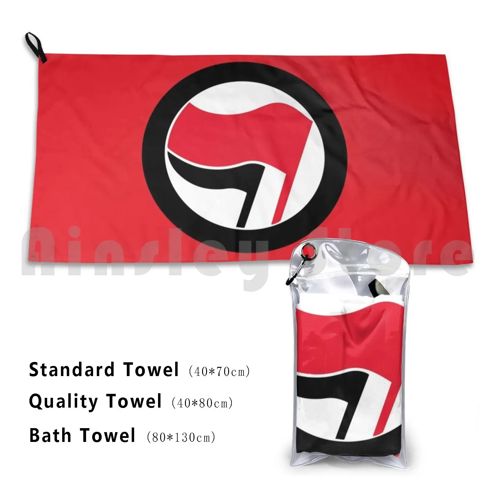 Proud Antifa Beach Towel Quick Dry Quality Towel Antifa Anti Racist George Blm Black Lives Matter Anti Capitalist Alt