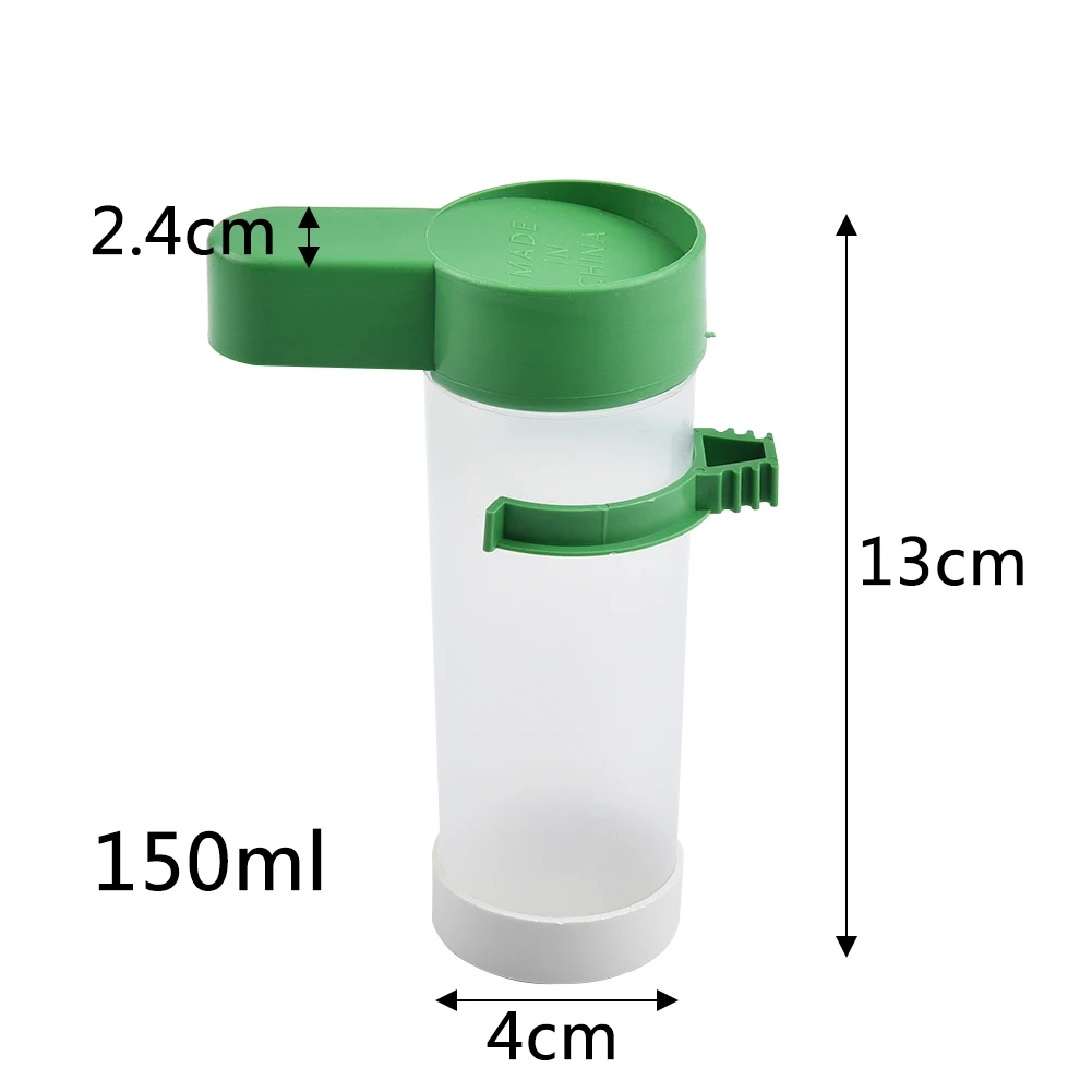 Practical Bird Feeder/Waterer, Perfect for Parrot Cockatiel Canary, Sturdy and Reliable Construction, Choose from Multiple Sizes