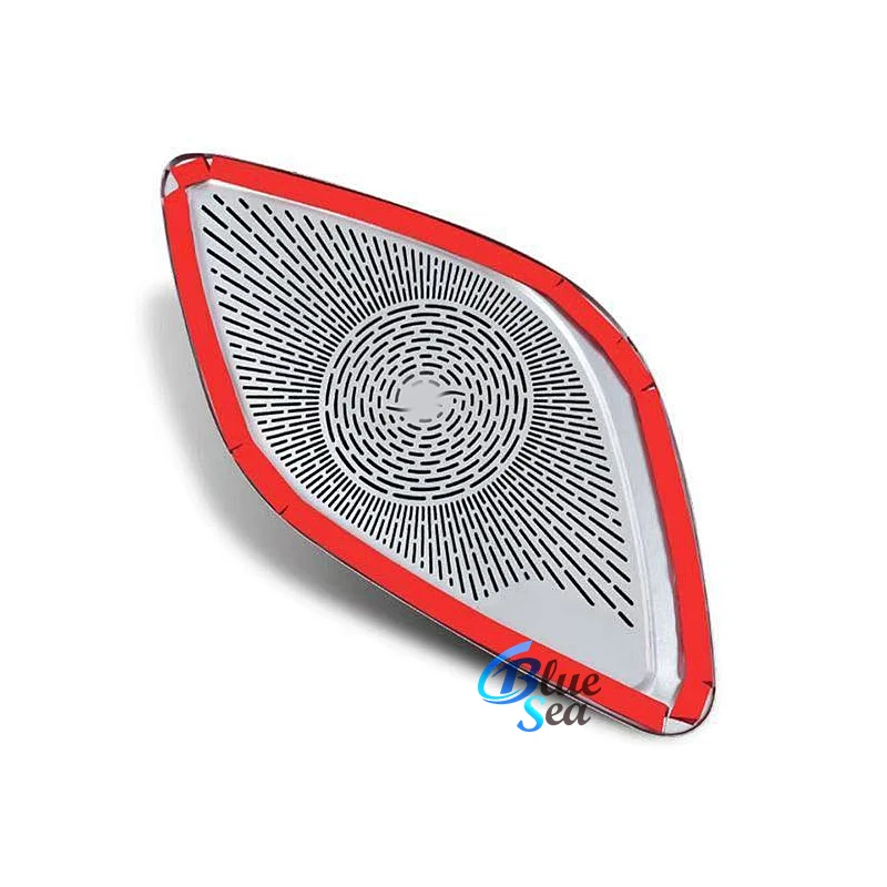 For Mercedes Benz V295 EQE 350 2022+ Stainless Steel Audio Speaker Door Panel Loudspeaker Cover Trim Interior Accessories