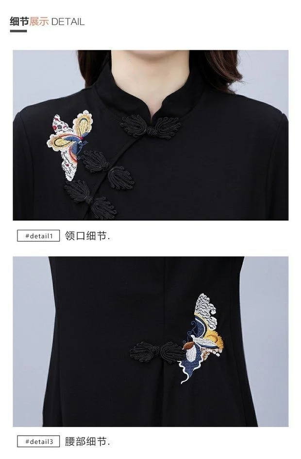 Frauen Anzug Chinesischen Stil Kleidung Zwei Stück Sets 2025, Sommer Neue Crop Top Und Shorts Retro Cheongsam Outfits Passenden für Frauen – Detail 25