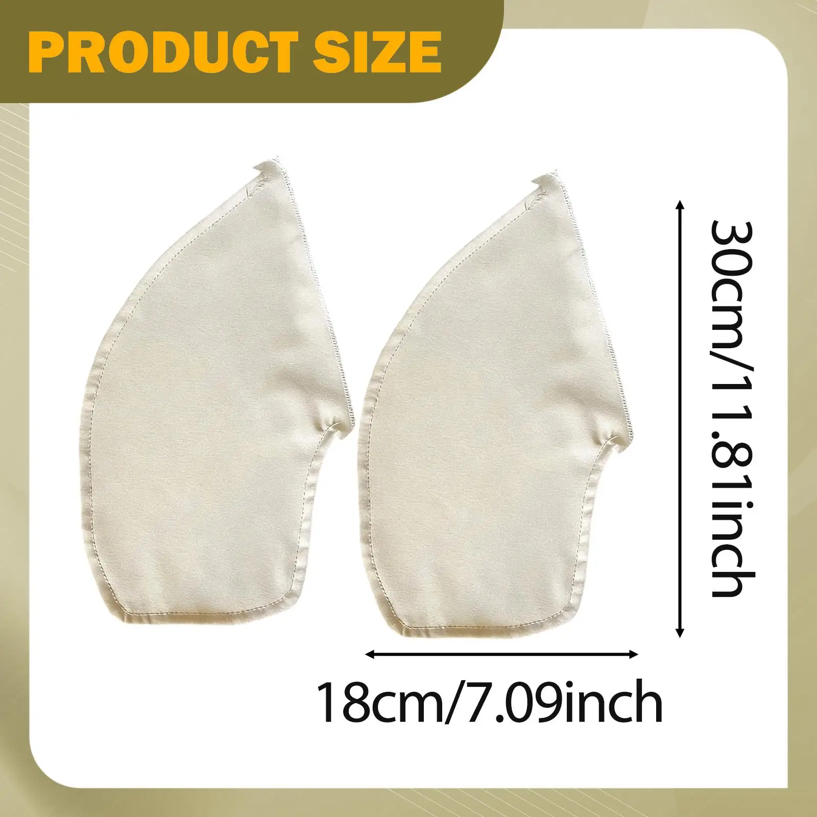 

2x Sew Pocket Clothes Accessory Versatile Replacement Coat Inside Pocket for Dress Pants Sweatshirts Trousers DIY