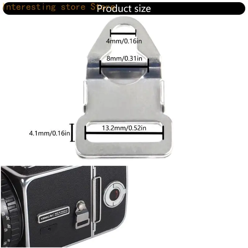 2 Teile/paket Edelstahl Kamera Gurt Schnalle Schulter Gürtel Lugs Adapter für 503cx, 503cw, 903/GL690 und mehr 55KC – Detail 6