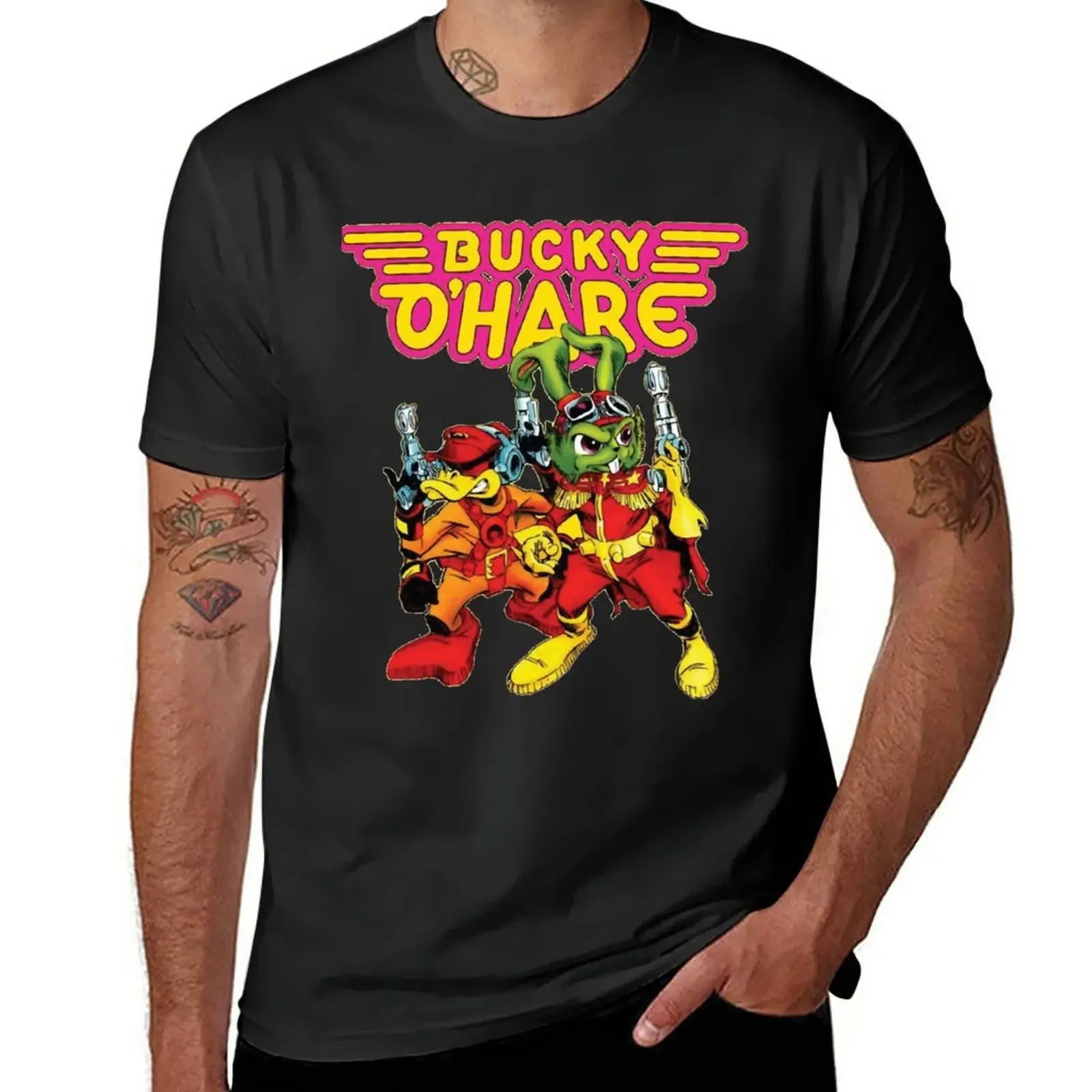 New Bucky O&x27;Hare Retro Classic T-Shirt quick-drying t-shirt tops black t shirt Tee shirt black t-shirts for men