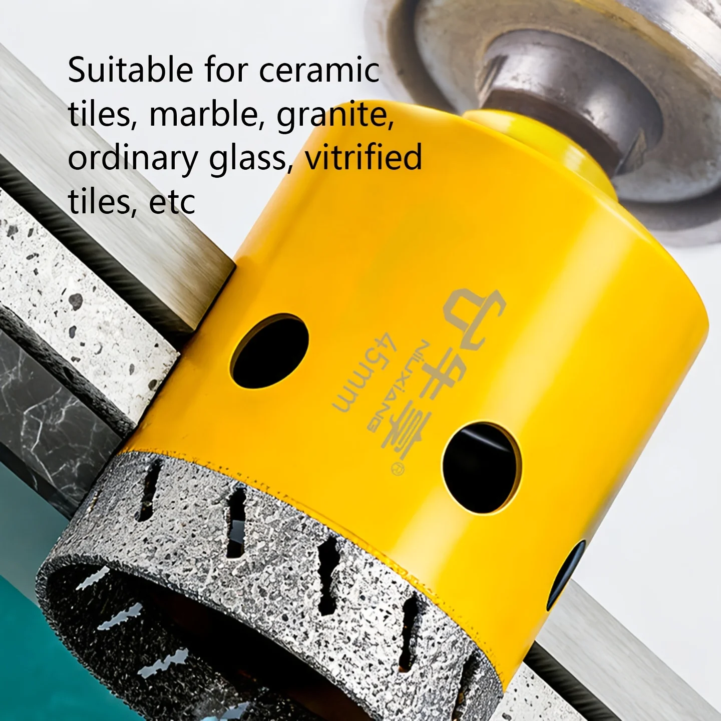 Diamantbohrer für Winkelschleifer, Hochleistungs-Fliesenlochsäge für Stein, Glas, Quarz, Langlebige Mauerwerkzeuger für Heimwerker – Detail 2