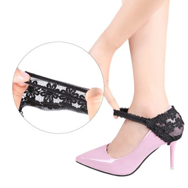 TEXU Fashion High Heel Shoes Shoelaces Ladies Shoes Shoe Laces For Clothes Shoes Decorative Accessories Non-Slip Elastic Band