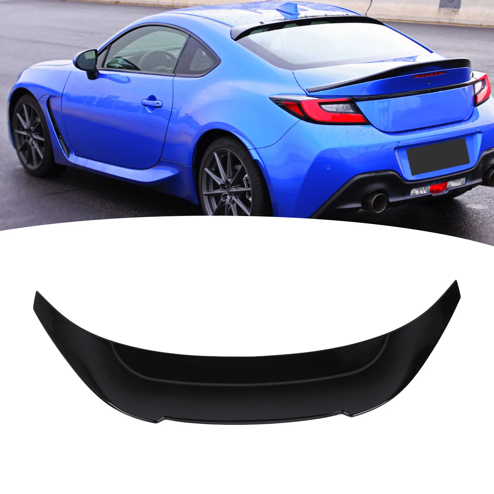 

Rear Trunk Spoiler Glossy Black Duckbill Blade Style Aerodynamic for Subaru BRZ ZN8 Exterior Spoiler Accessory