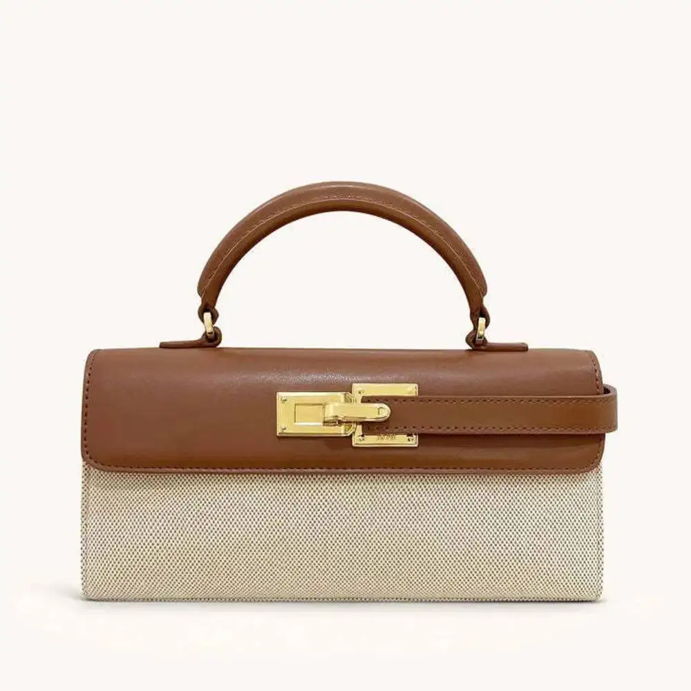 

Small Square Niche Handbag Crossbody Mini Melad Woven Bag Top-handle Shoulder Bags Female Clutch сумка Sac De Luxe Femme
