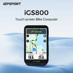 iGPSPORT iGS800 Touchscreen-Fahrradcomputer Professioneller GPS-Fahrradcomputer Kartennavigation WiFi ANT+ 50H Akkulaufzeit