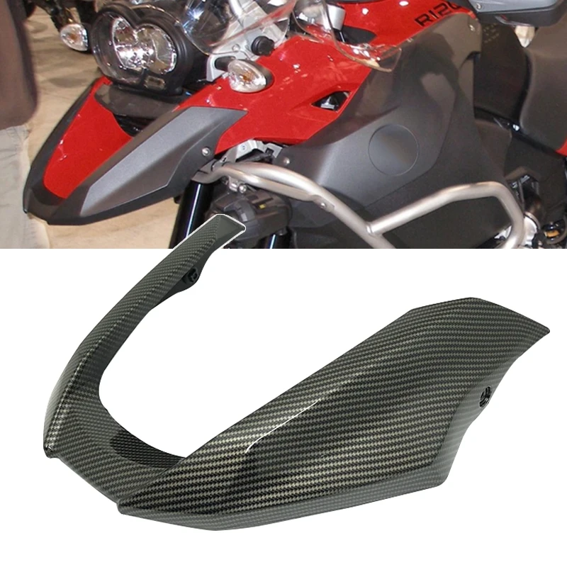 For BMW R1200GS R 1200 GS 1200GS 2008-2012 2011 Motorcycle Carbon Look Front Beak Fairing Extension Wheel Extender Cover