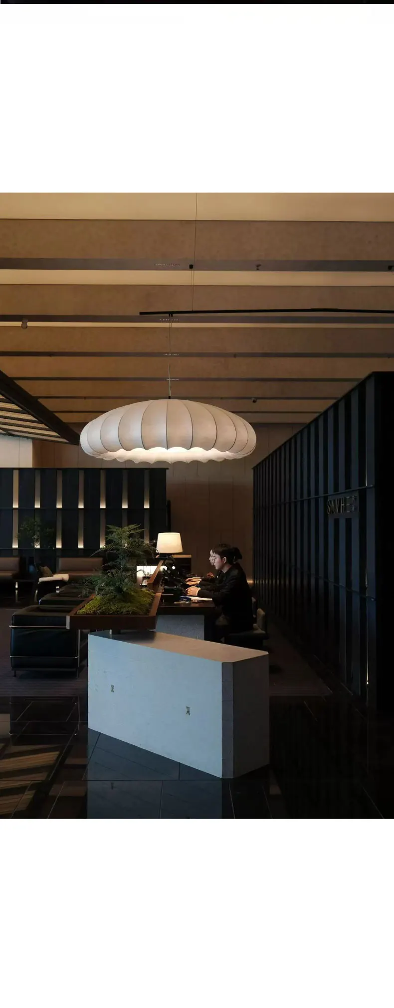 Nordic Bar LED Pendant Light Fabric E27