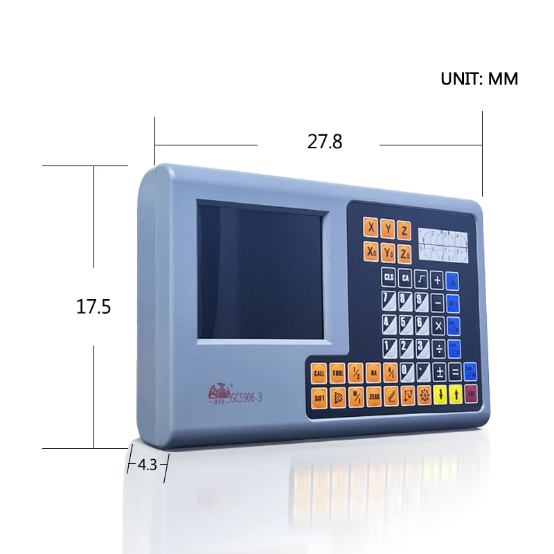 High Accuracy 2 Axis LCD DRO SET Digital Readout AC110-220V Display and 2 Pcs 0-1000mm 5U Linear Scale Encoder for Milling Lathe