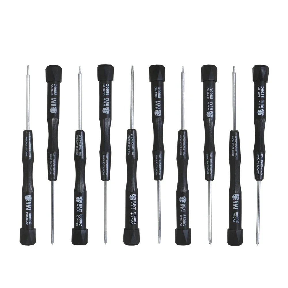 Bst-8800c 10 in 1 Philips magnetic Pentagon tri-wing Torx screwdriver combination repair tool mobile phone iPhone