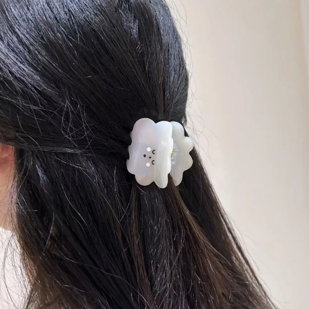 New Small Acetate Star Cloud Hair Claw Mini Hair Clips Sweet Girls Knot Bread Hairpins Croissant Hairgrips Korean Women Children