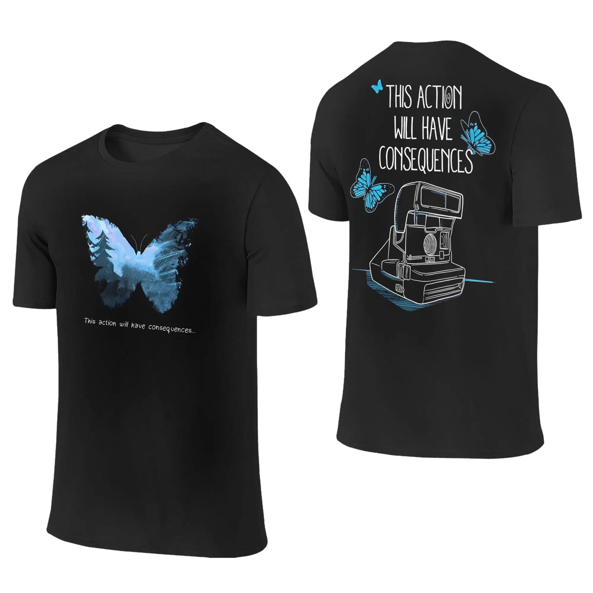 Camisetas de videojuego Life Is Strange para hombre, camiseta novedosa, camiseta de manga corta con cuello redondo, ropa 100% de algodón para regalo