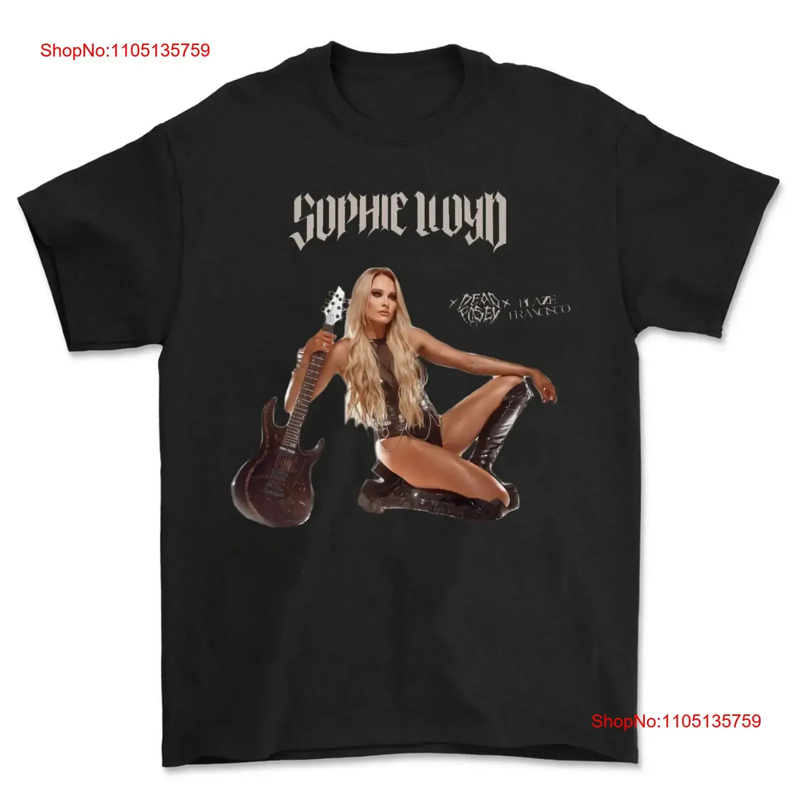 Sophie Lloyd Music Concert Tour 2025 Cotton Adult T Shirt GE092 vintage Washed Top For Everyday Wear Breathable Slightly