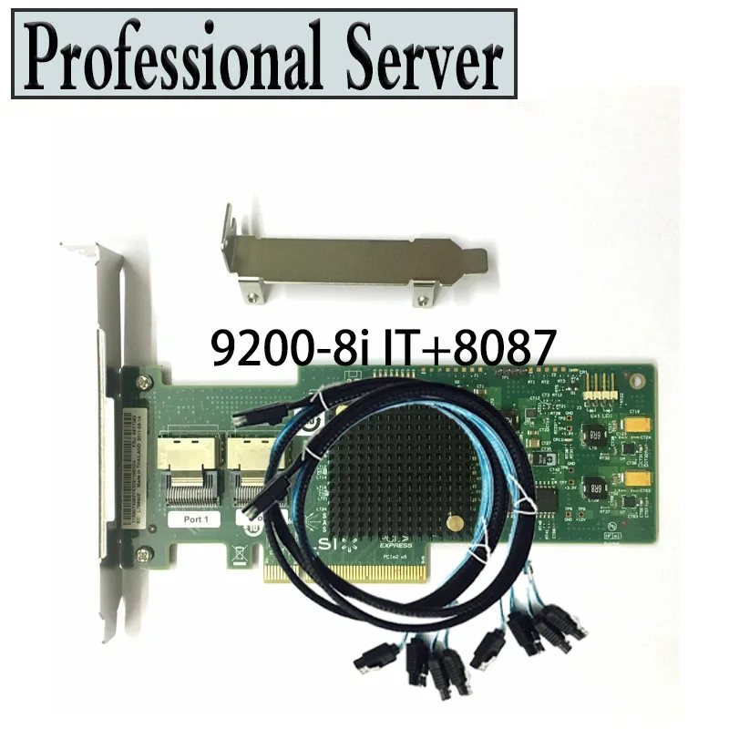 Imagem -01 - Lsi Sas2008 92008i it Mode para Zfs Nas Unraid 6gbps Sata Sas Hba Mais Sff9087 Sata
