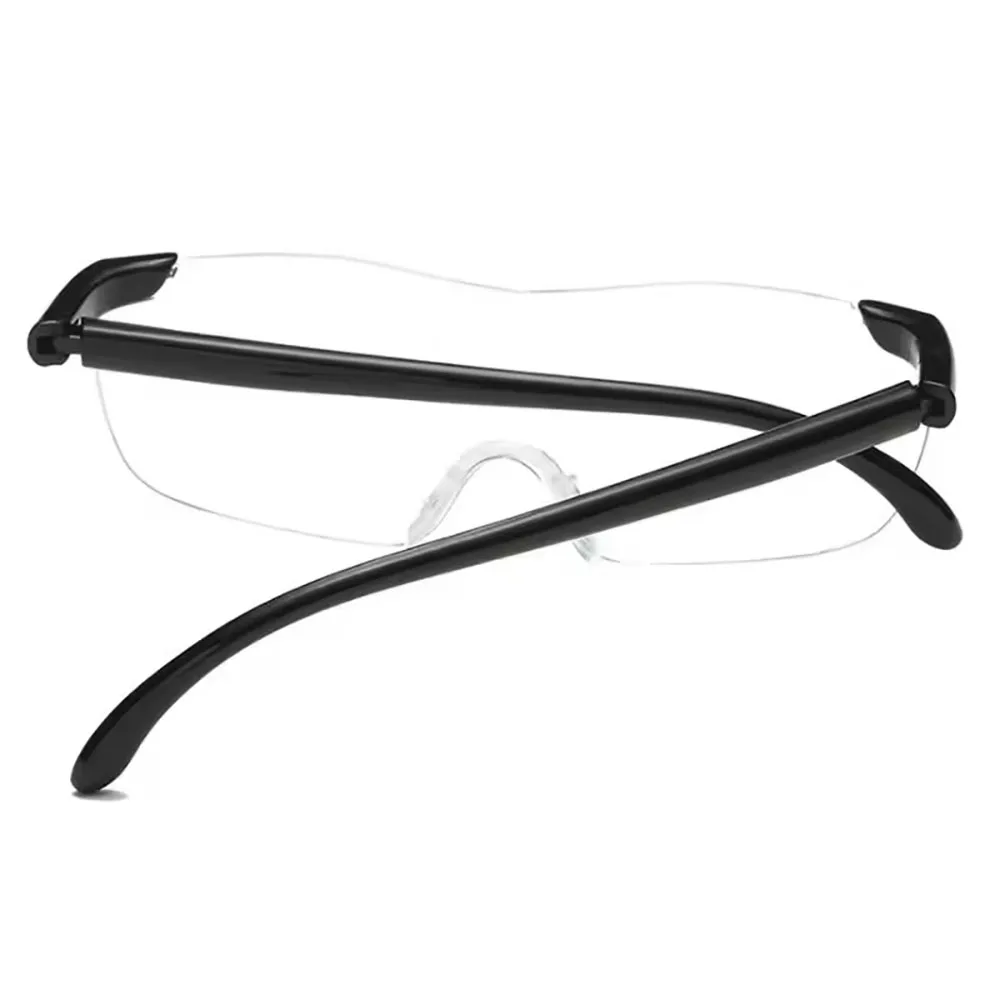 Reading glasses with professional 250-degree magnification, portable magnifying loupe with 160% magnification included as a gift image 6