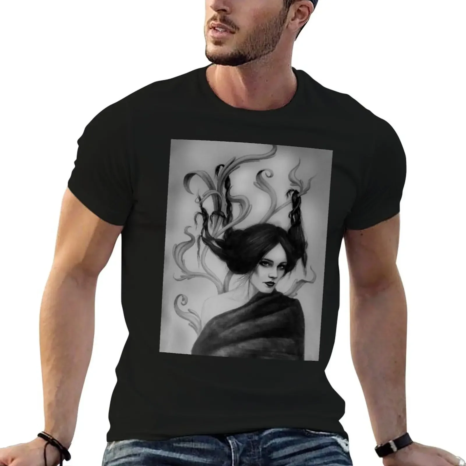 Demeter T-Shirt plus size clothes oversizeds shirts men graphic