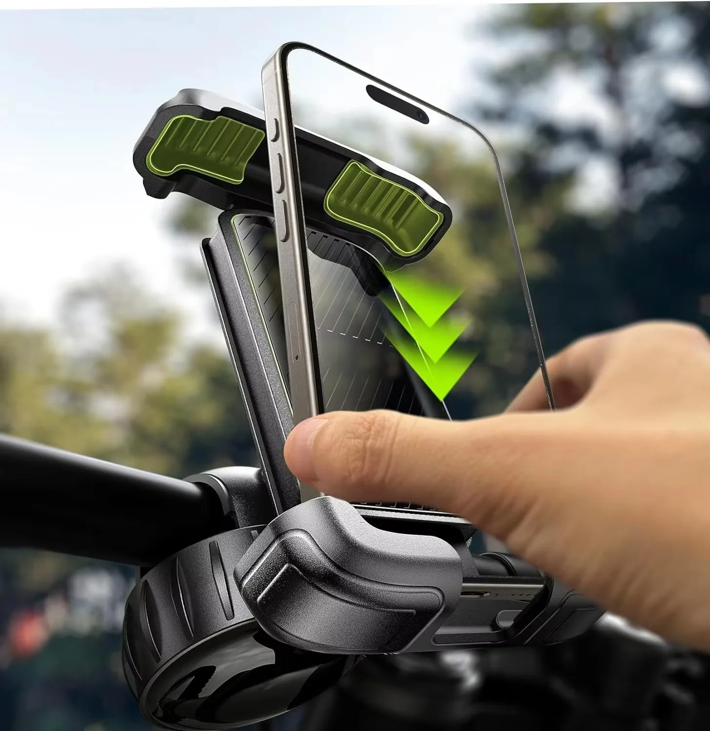 

Bicycle Phone Holder Silicone Non Slip Grip Adjustable Bicycle Phone Holder Stable Shockproof Phone Stand For Easy Installation