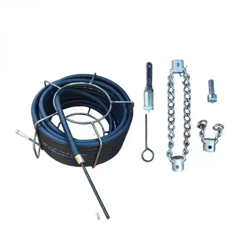 New pipeline dredger, clean pipeline oil, solid spring double-layer rotating shaft