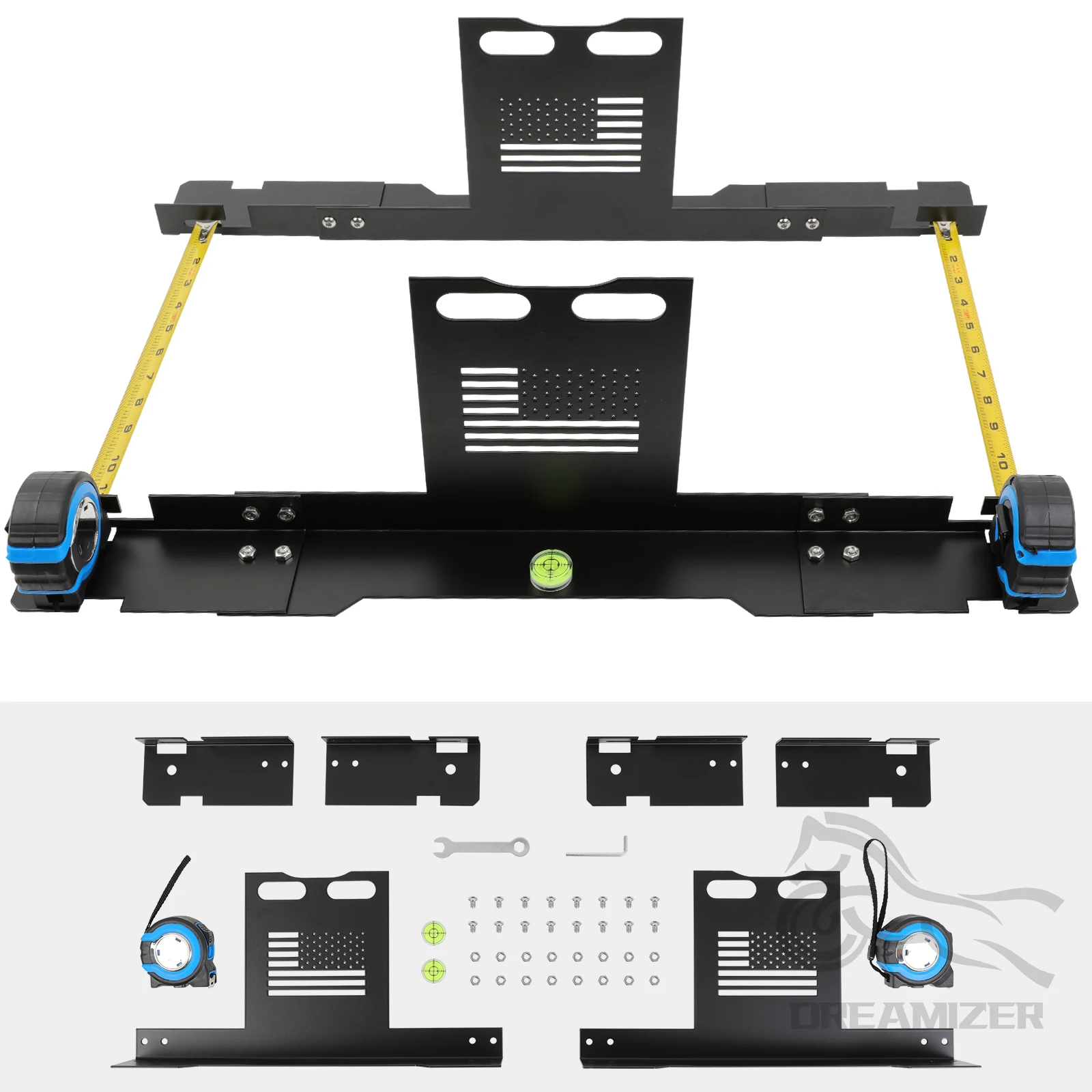 2PCS Wheel Alignment Tool Automotive Car Wheel Alignment Tool Kit No Caliper Removal Front End Alignment Tool For Cars view 2