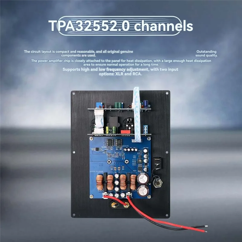 B29C-Audiophile Grade TPA3255 2.0 ثنائي القناة 600 واط لوحة مكبر للصوت عالية الطاقة مع تقنية مكبر الصوت النشط المتوازن