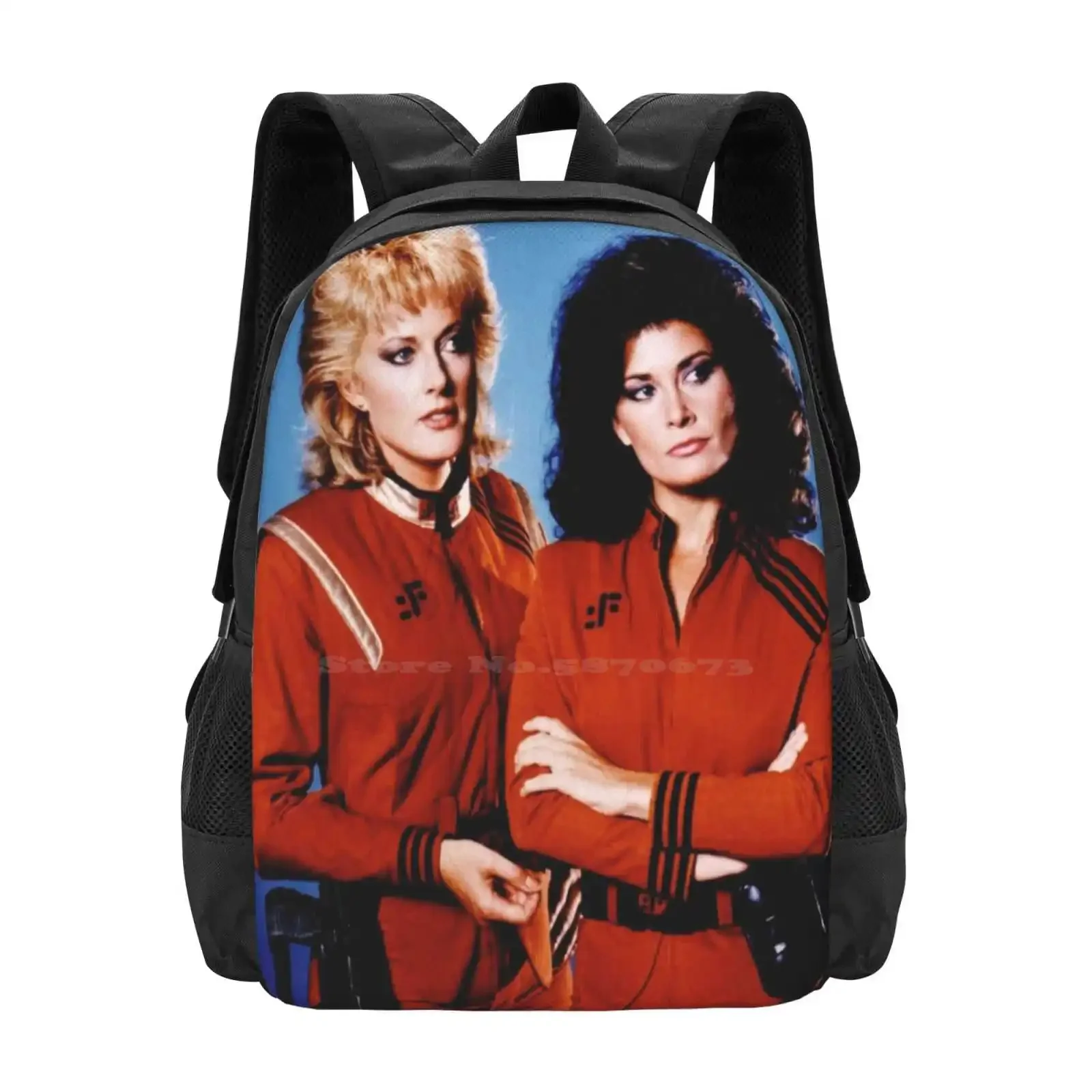 

V The Visitors Diana Large Capacity School Backpack Laptop Bags The Visitors Alien Sience Fiction