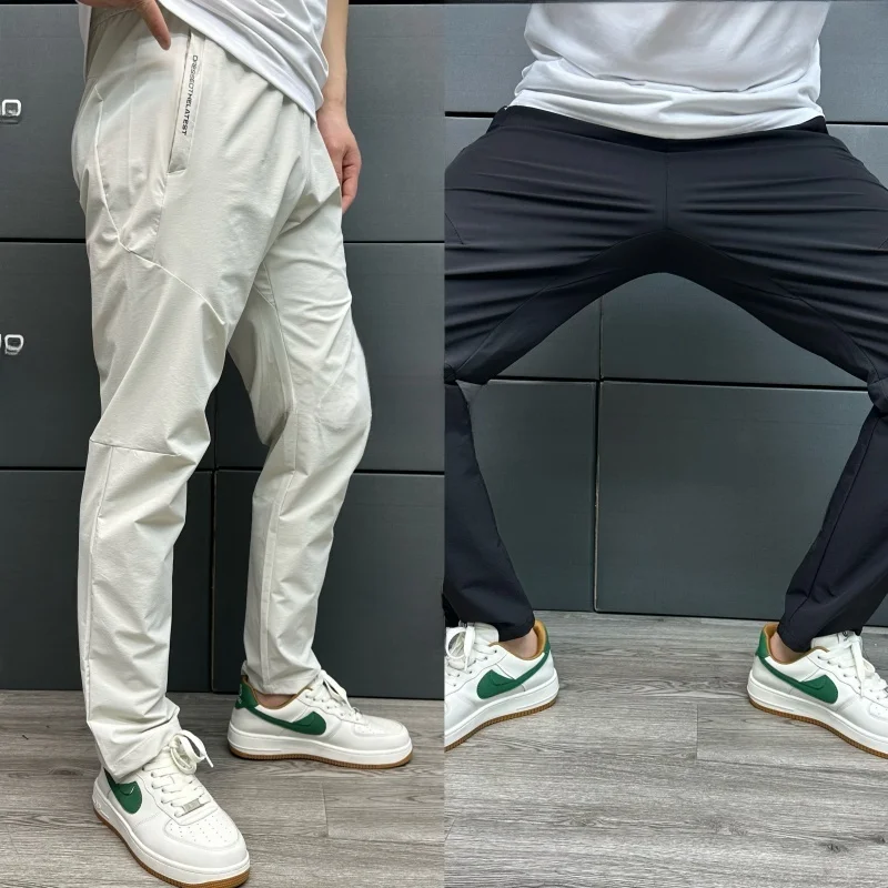 

High-End Outdoor Men's Casual Pants Summer New Arrival Waterproof Spor Straight Leg Long Trousers Youthful Vitali Sle